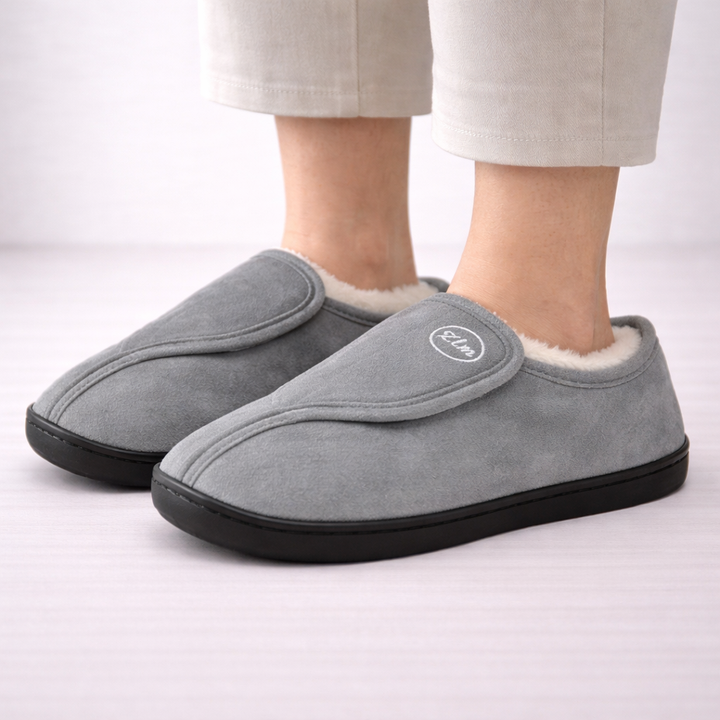 Joan | Effortless Plush-Lined Slip-On House Slippers