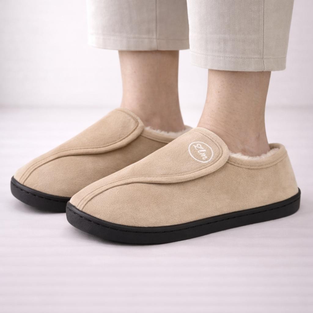 Joan | Effortless Plush-Lined Slip-On House Slippers