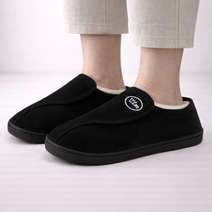 Joan | Effortless Plush-Lined Slip-On House Slippers