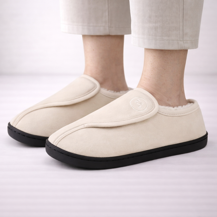 Joan | Effortless Plush-Lined Slip-On House Slippers