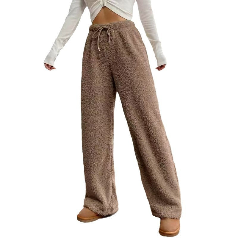 Joan | Graceful Wide Leg Sweatpants with Drawstring Waist