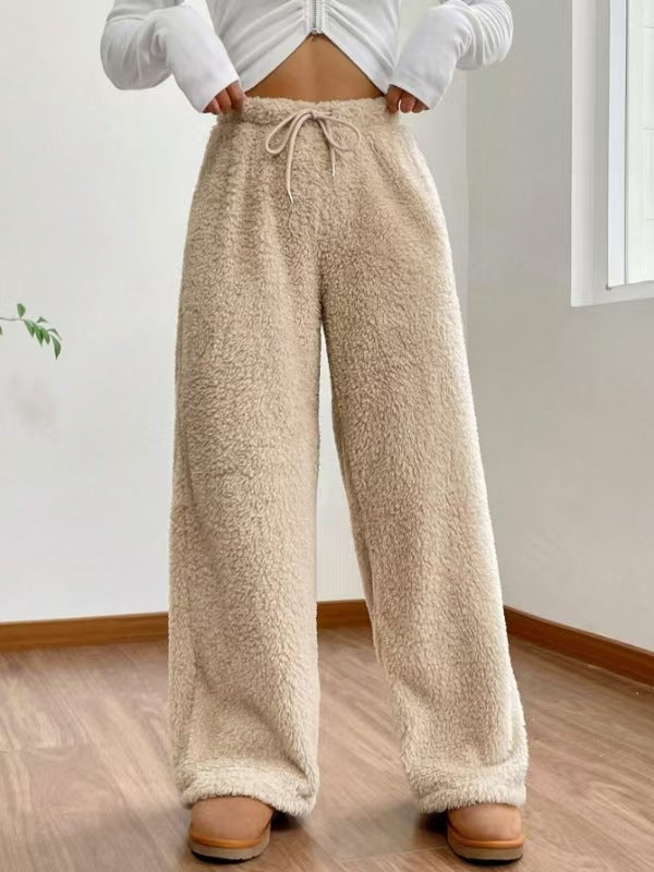 Joan | Graceful Wide Leg Sweatpants with Drawstring Waist