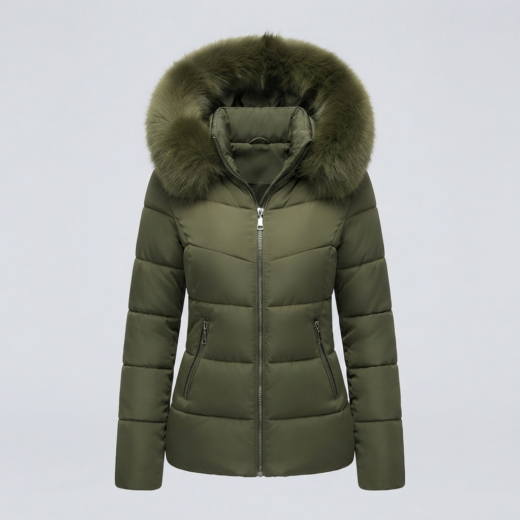 Joan | Hooded Longline Winter Puffer Jacket