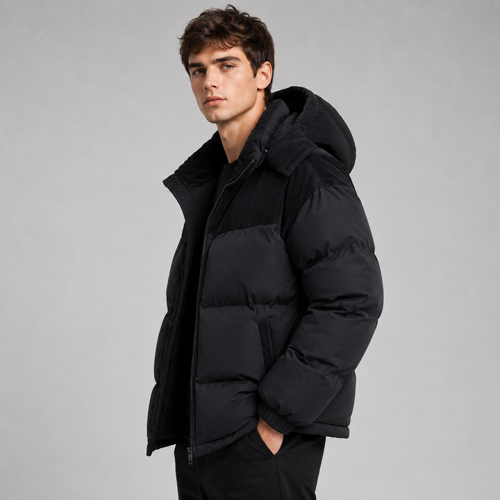 Joe | Graceful Oversized Hooded Puffer Jacket