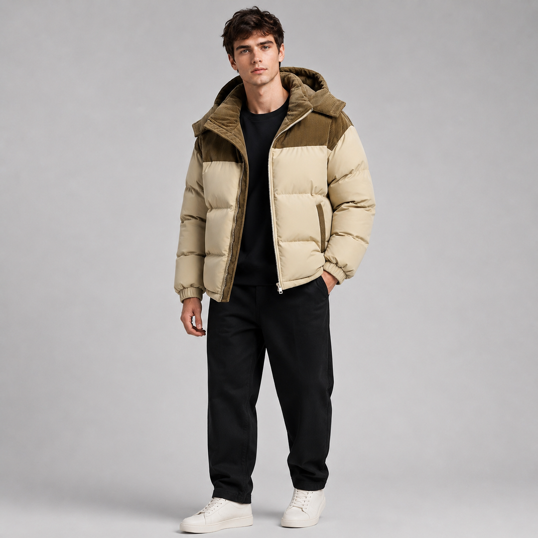 Joe | Graceful Oversized Hooded Puffer Jacket