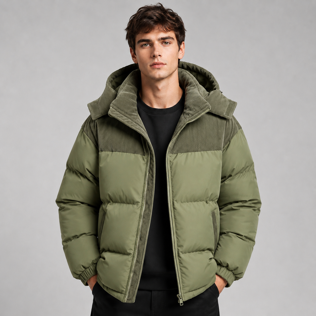 Joe | Graceful Oversized Hooded Puffer Jacket
