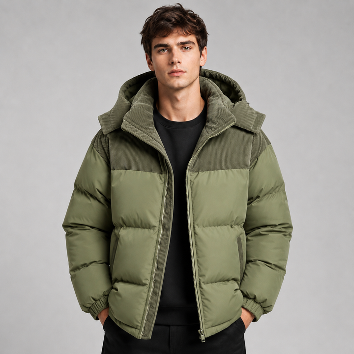 Joe | Graceful Oversized Hooded Puffer Jacket