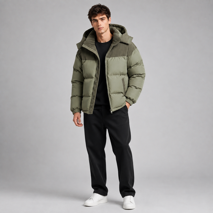 Joe | Graceful Oversized Hooded Puffer Jacket
