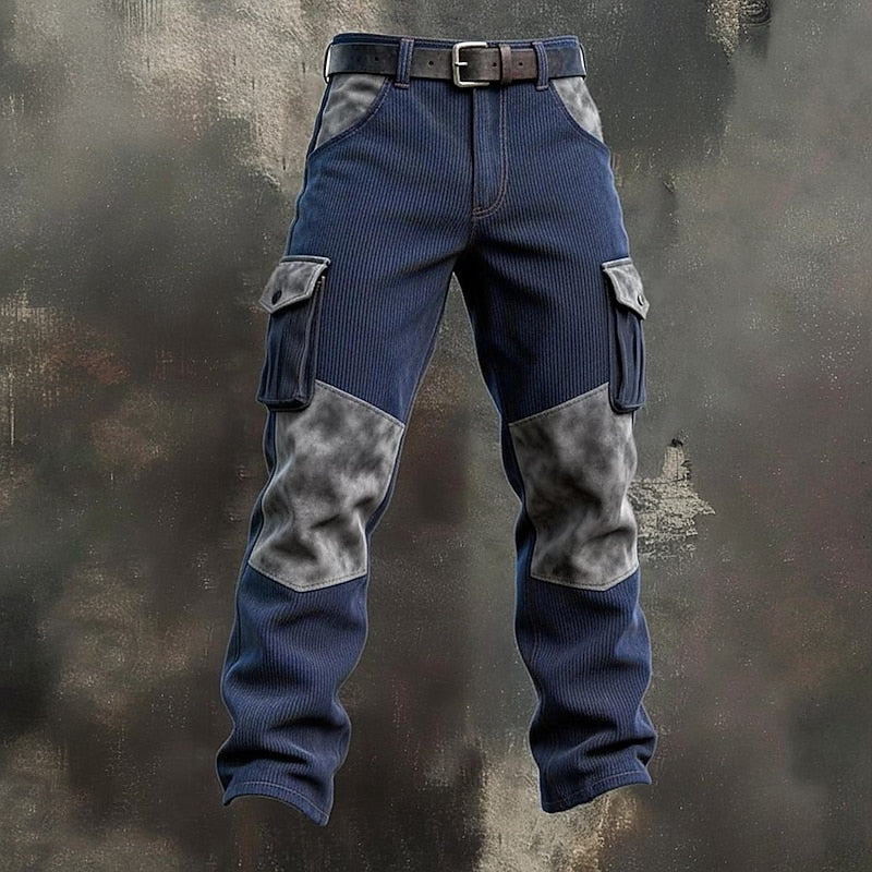 Joe | Relaxed Rugged Cargo Pants with Patchwork Knee Detail