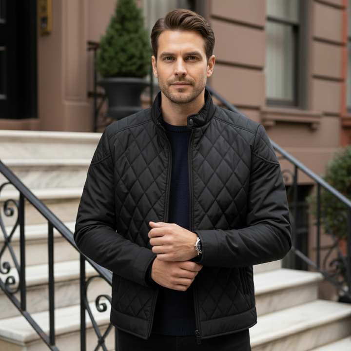 Jonathan | Lightweight Diamond Quilted Mens Puffer Jacket