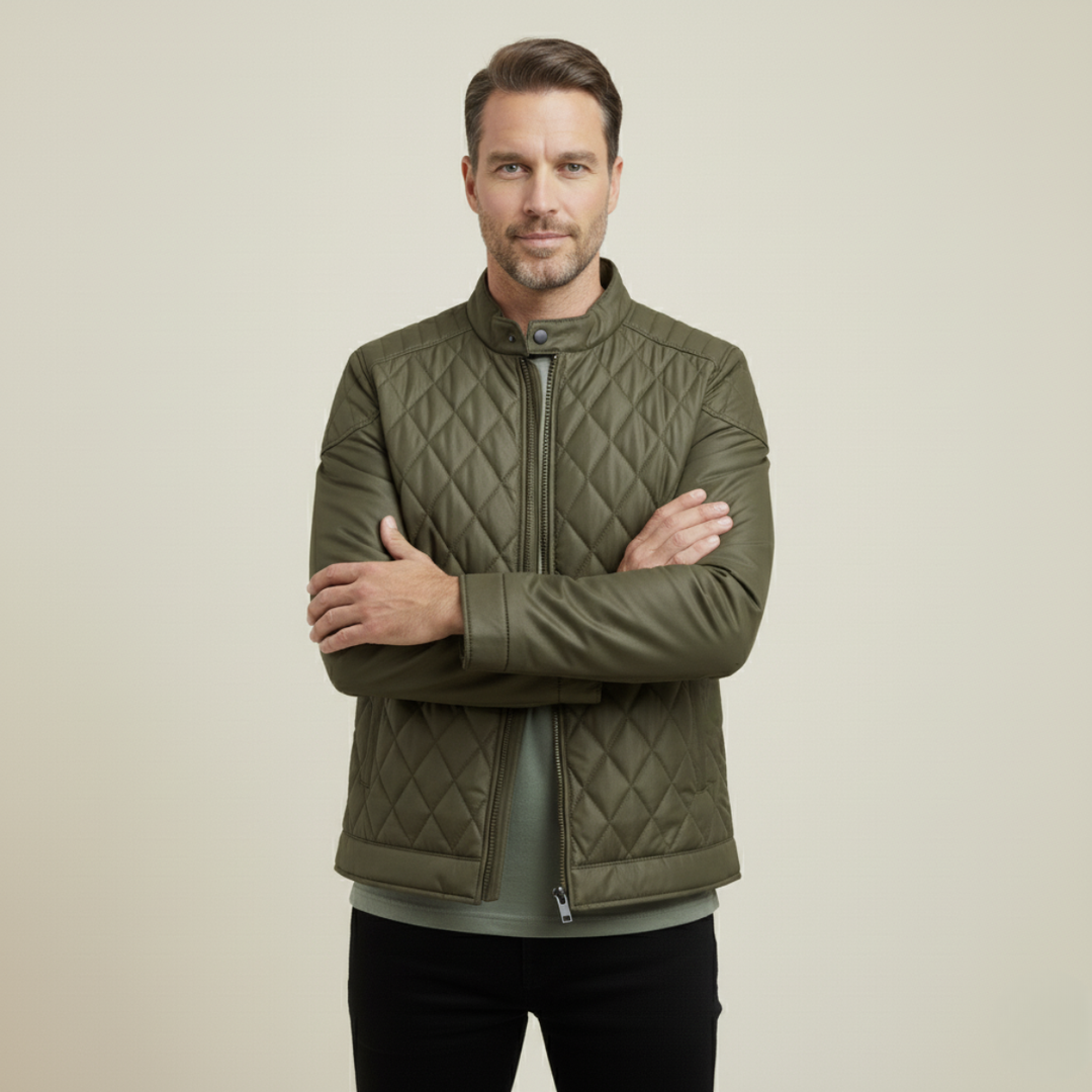 Jonathan | Lightweight Diamond Quilted Mens Puffer Jacket