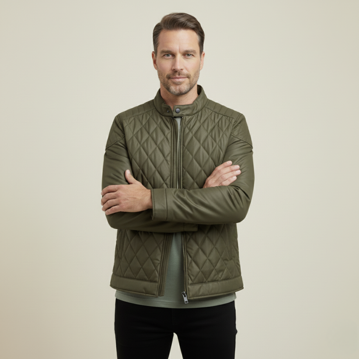 Jonathan | Lightweight Diamond Quilted Mens Puffer Jacket