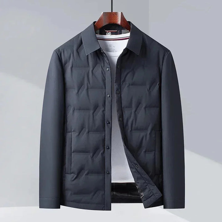 Jose | Quilted Snap Front Mens Puffer Jacket
