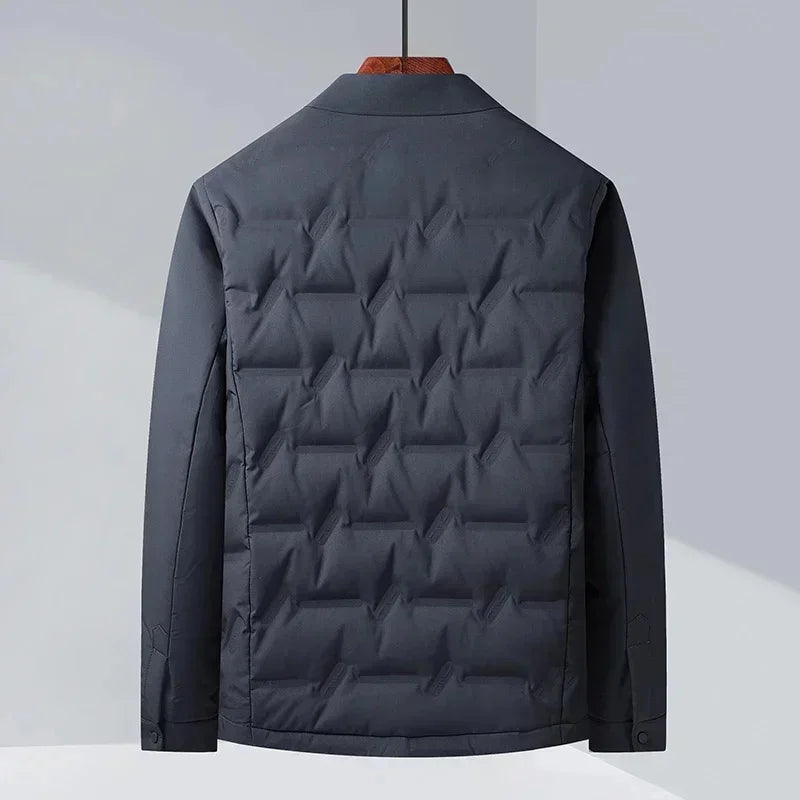 Jose | Quilted Snap Front Mens Puffer Jacket
