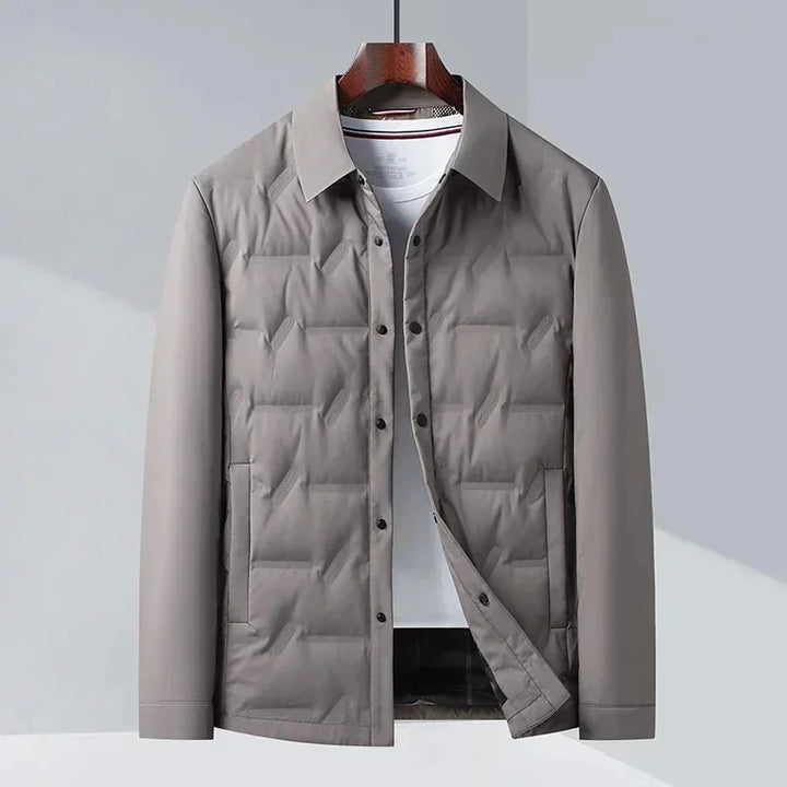 Jose | Quilted Snap Front Mens Puffer Jacket