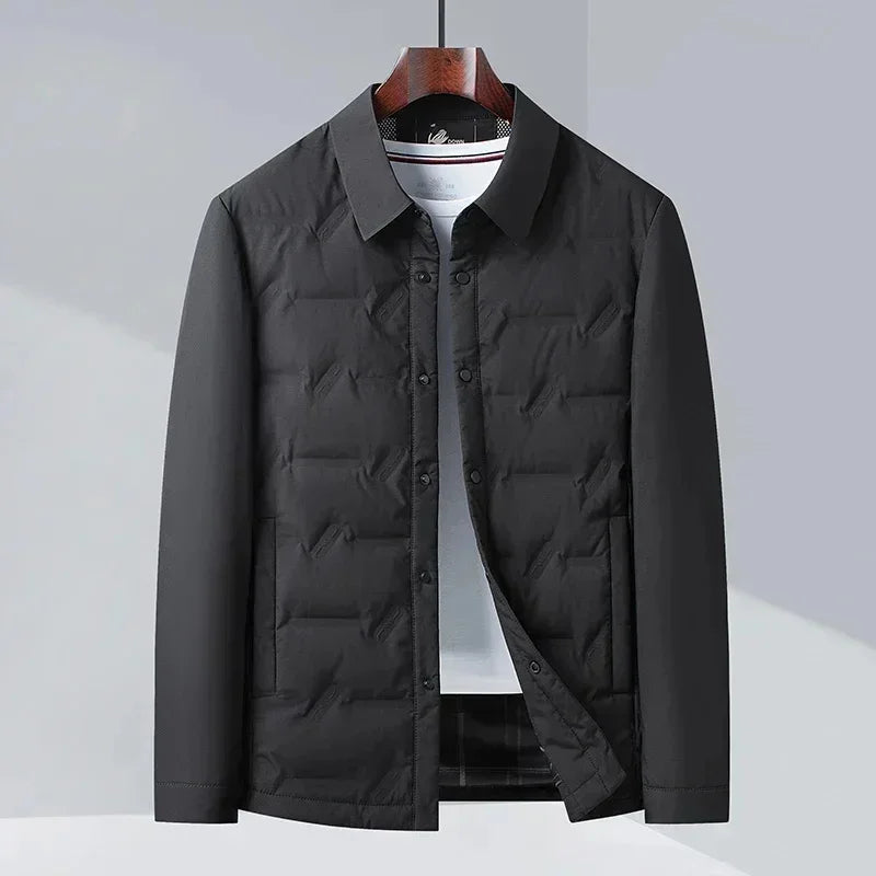 Jose | Quilted Snap Front Mens Puffer Jacket