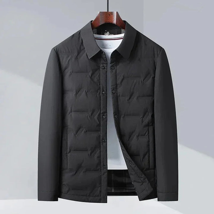 Jose | Quilted Snap Front Mens Puffer Jacket
