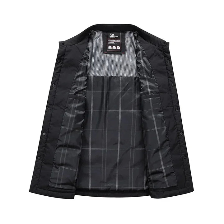 Jose | Quilted Snap Front Mens Puffer Jacket