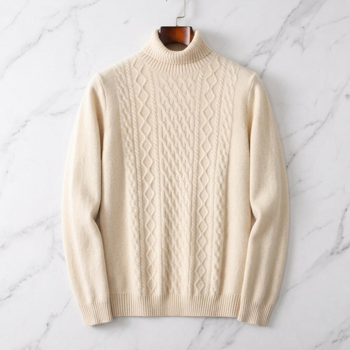 Joseph | Stylish Cable Knit Turtleneck Sweater