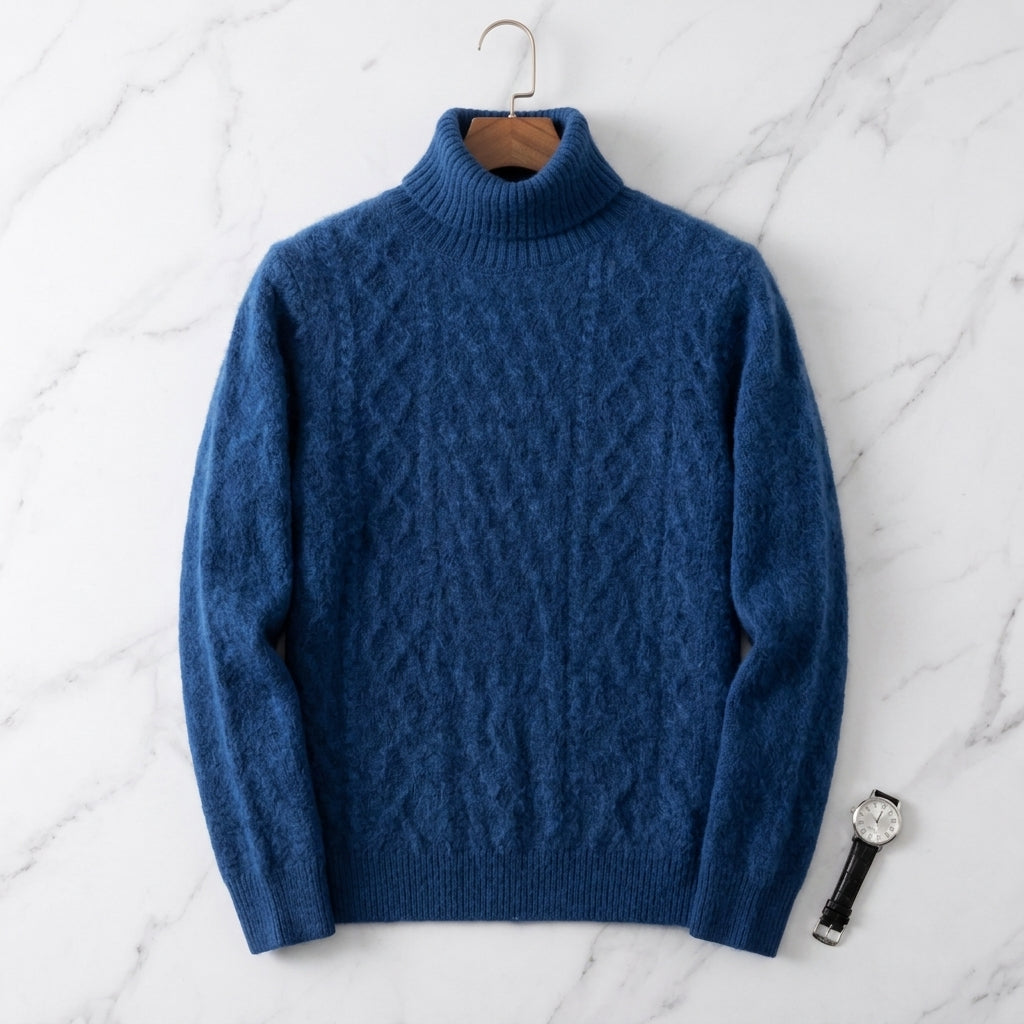 Joseph | Stylish Cable Knit Turtleneck Sweater