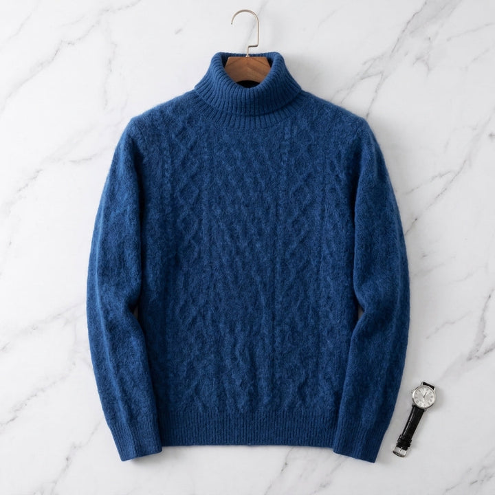 Joseph | Stylish Cable Knit Turtleneck Sweater