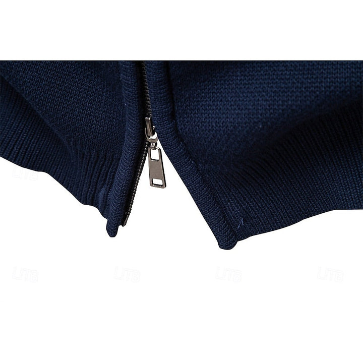 Joshua | Classic Fair Isle Zip-Up Mens Xmas Sweaters