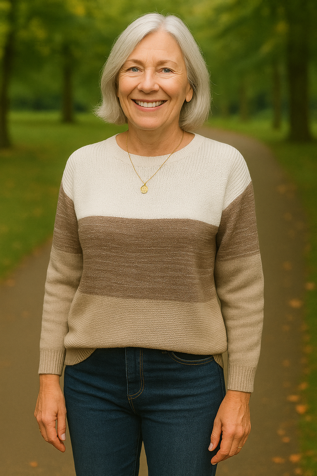 Joyce | Refined Colorblock Christmas Cardigan Sweater