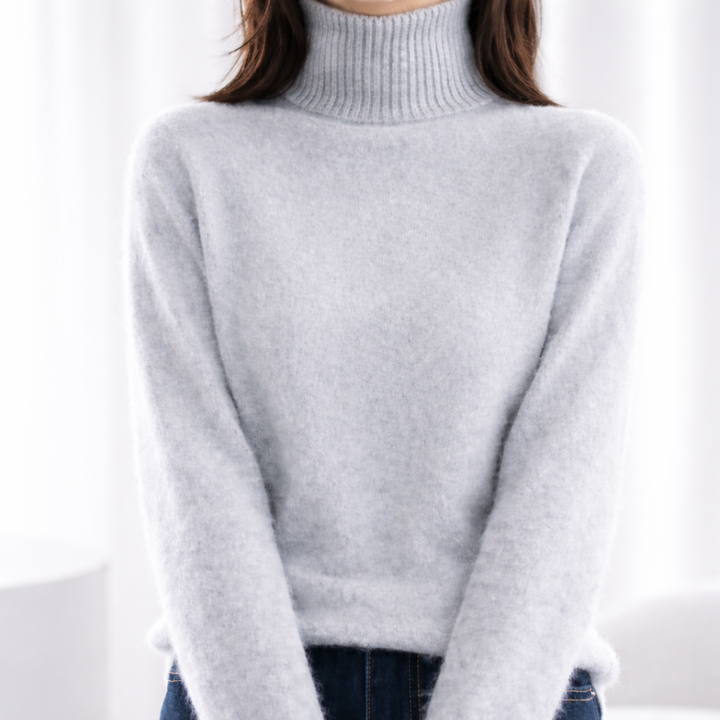 Joyce | Timeless Ribbed Turtleneck Knit Sweater
