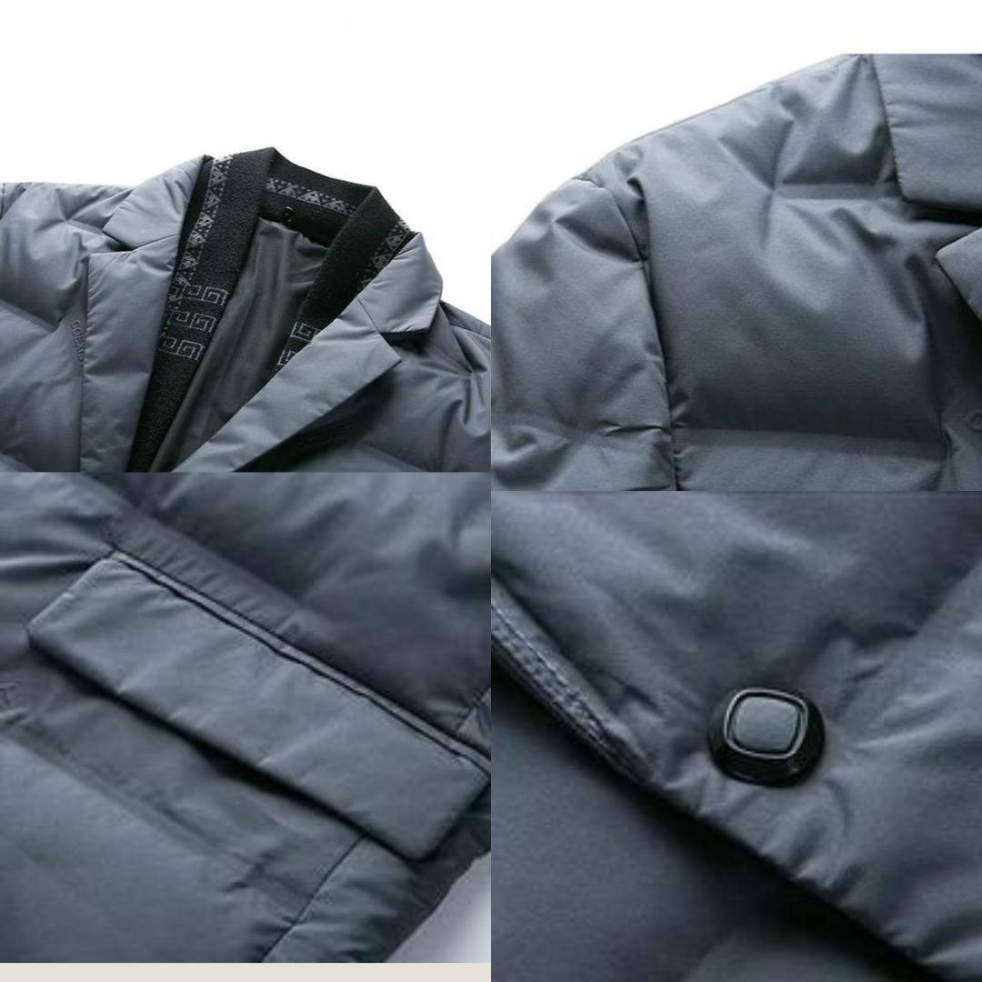Juan | Polished Blazer Style Mens Puffer Jacket