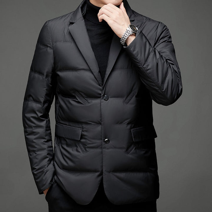 Juan | Polished Blazer Style Mens Puffer Jacket