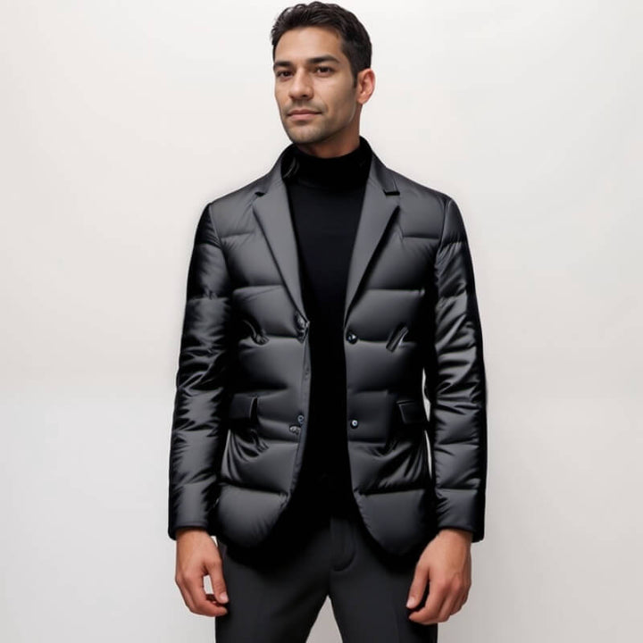 Juan | Polished Blazer Style Mens Puffer Jacket