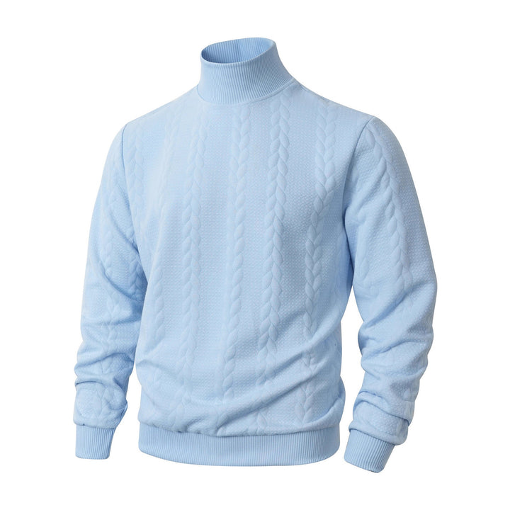 Juan | Relaxed Cable Knit Turtleneck Sweater
