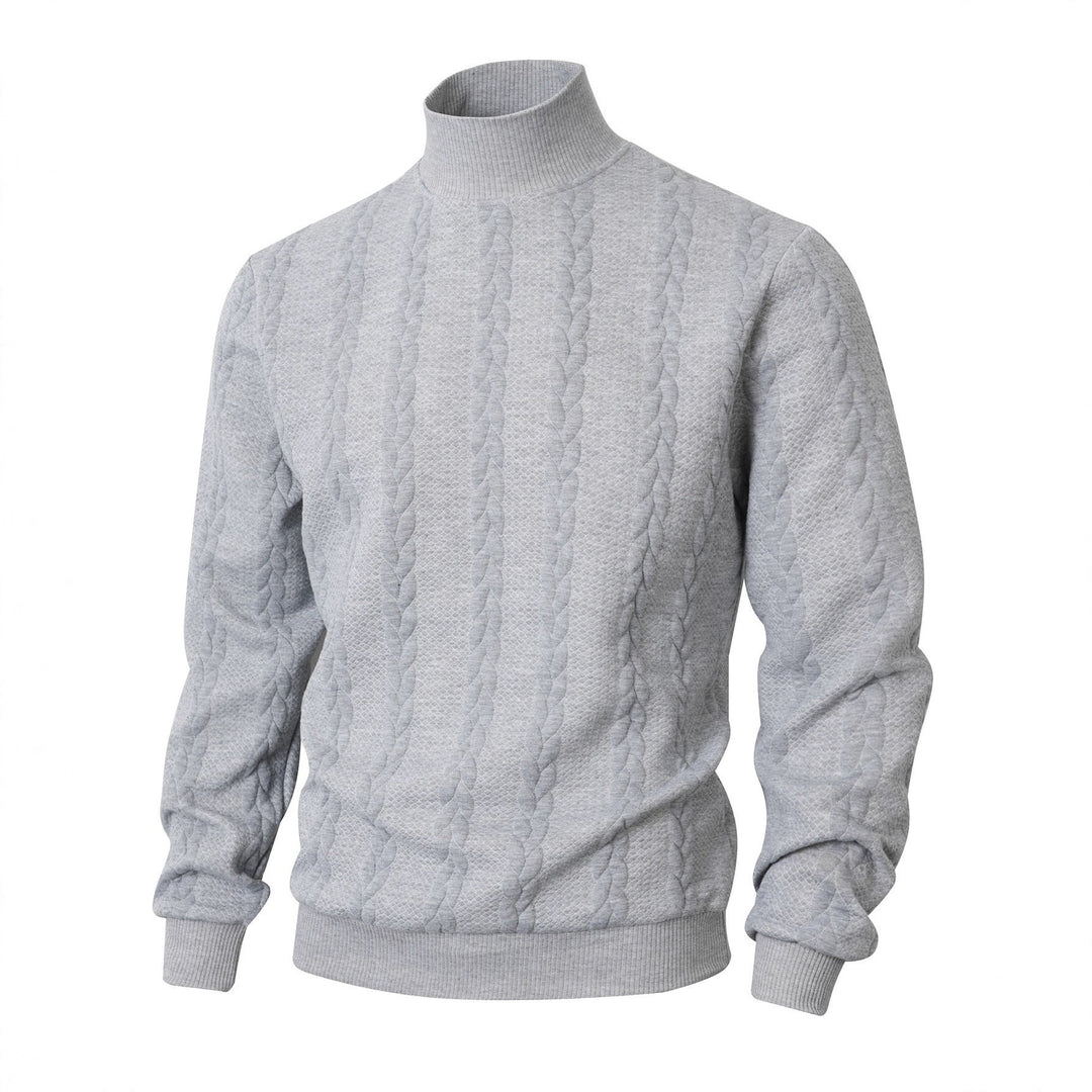 Juan | Relaxed Cable Knit Turtleneck Sweater