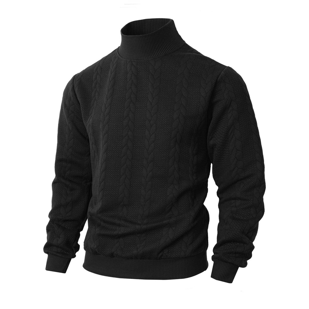 Juan | Relaxed Cable Knit Turtleneck Sweater