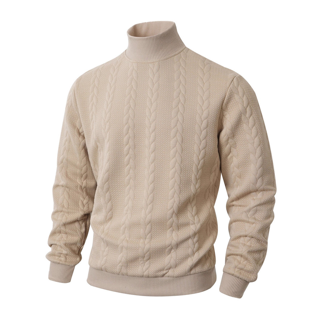 Juan | Relaxed Cable Knit Turtleneck Sweater