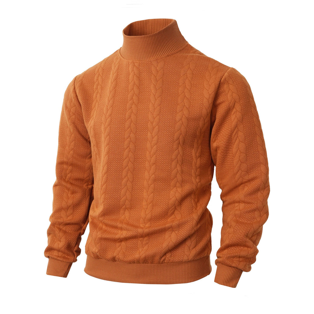Juan | Relaxed Cable Knit Turtleneck Sweater