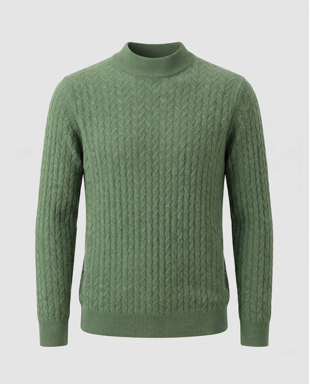 Judith | Classic Cable Knit Turtleneck Sweater