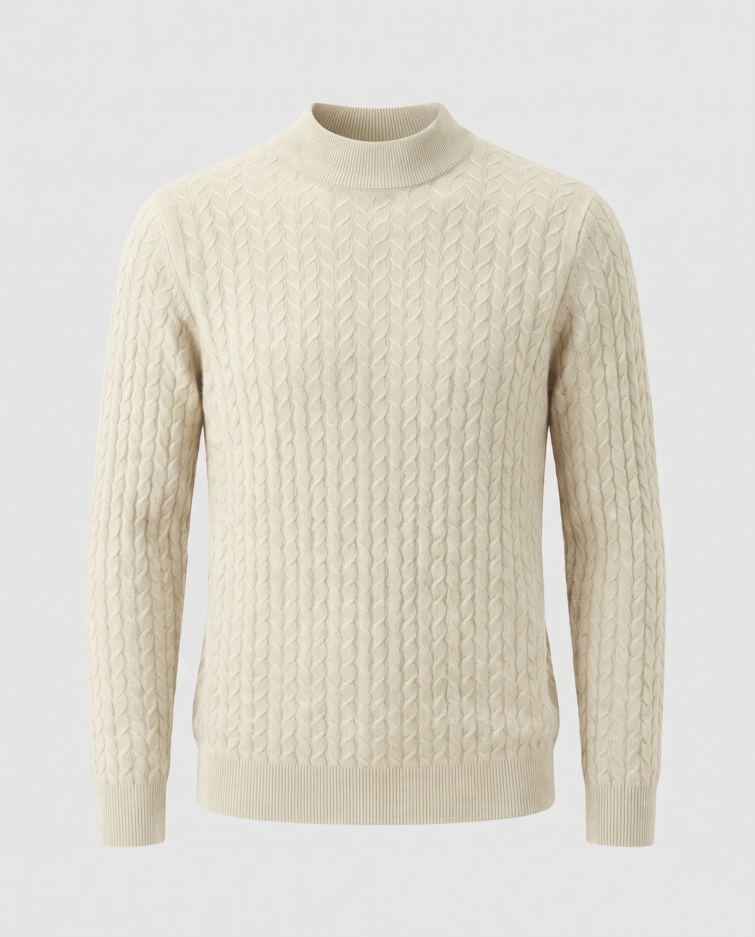 Judith | Classic Cable Knit Turtleneck Sweater