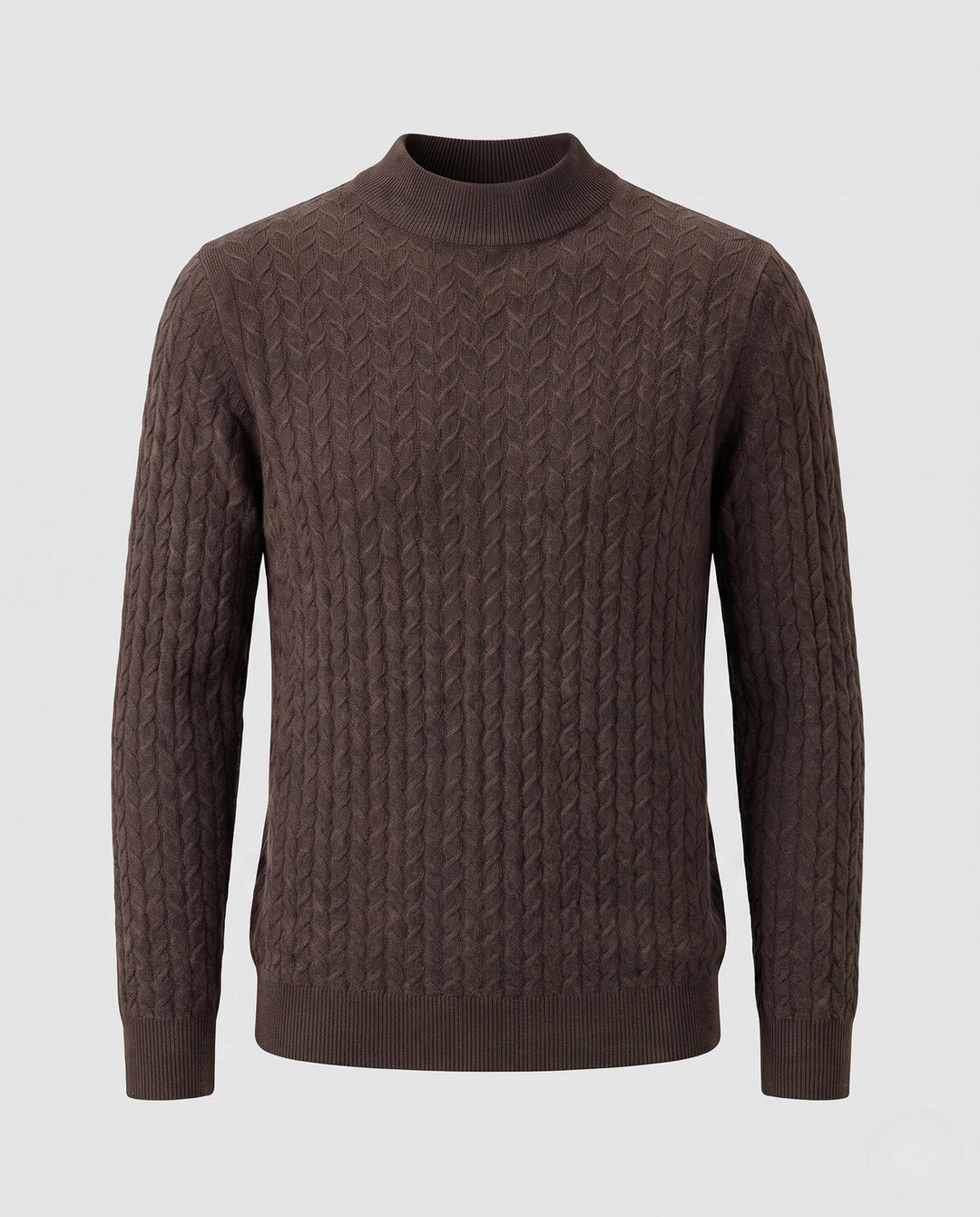 Judith | Classic Cable Knit Turtleneck Sweater