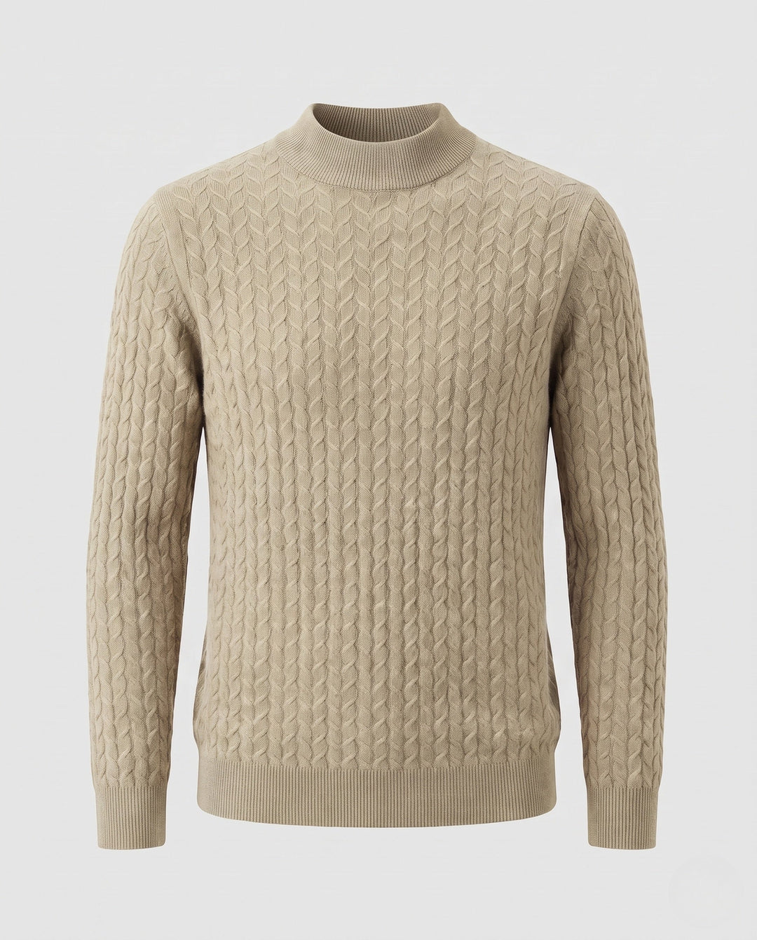 Judith | Classic Cable Knit Turtleneck Sweater