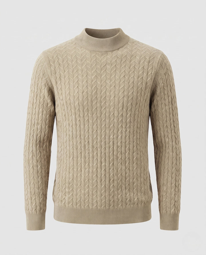 Judith | Classic Cable Knit Turtleneck Sweater
