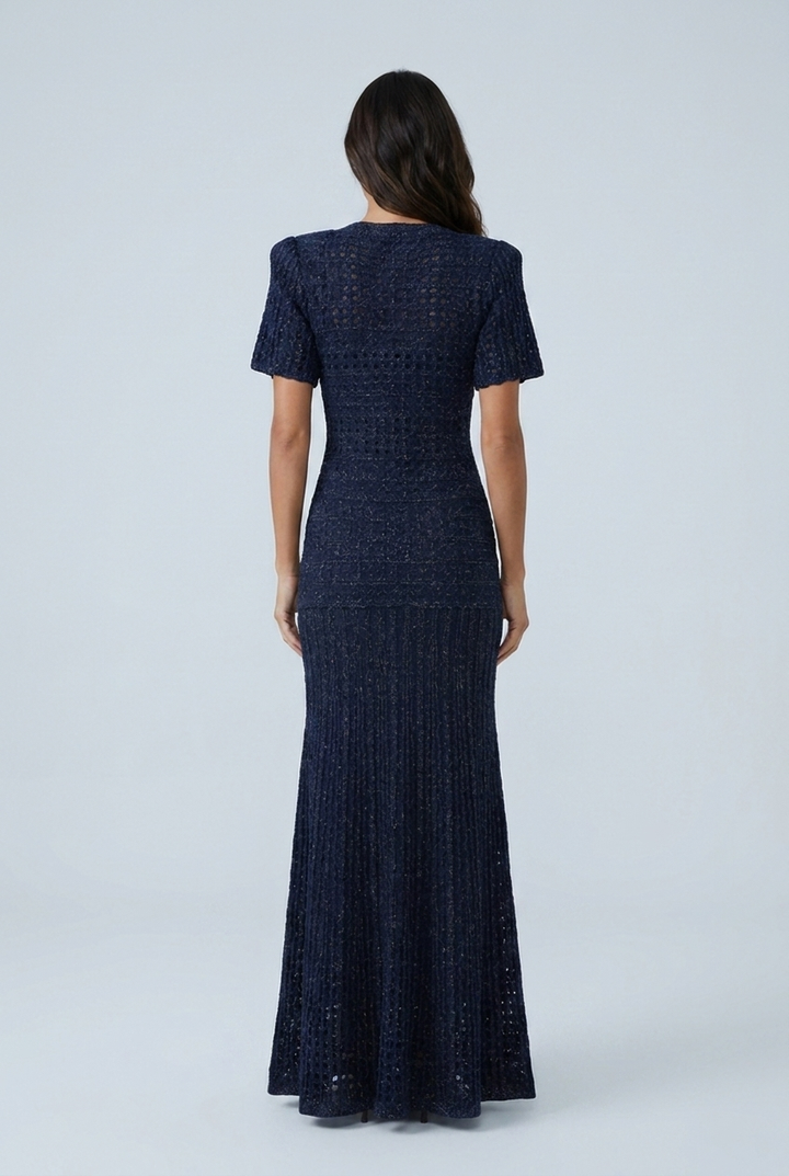 Judith | Relaxed Textured Knit Sweater Dress