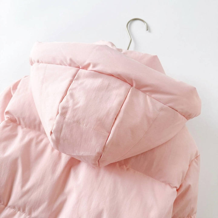 Judy | Sophisticated Quilted Cropped Puffer Jacket with Removable Hood