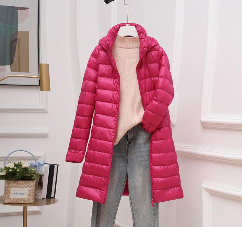 Julia | Refined Quilted Mid-Length Hooded Puffer Jacket