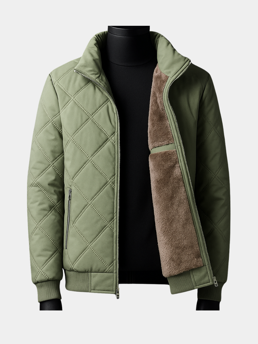 Justin | Diamond Quilted Mens Puffer Jacket