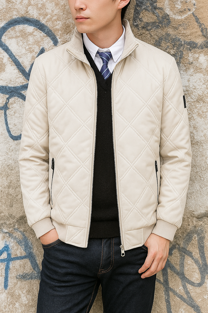 Justin | Diamond Quilted Mens Puffer Jacket
