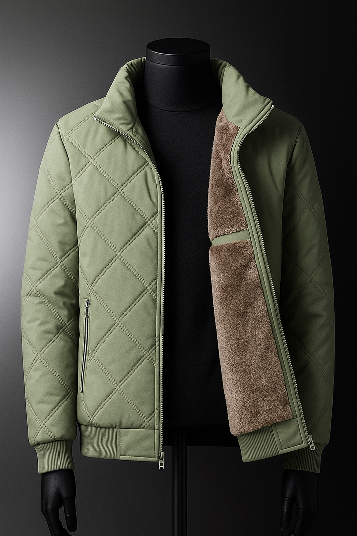 Justin | Diamond Quilted Mens Puffer Jacket