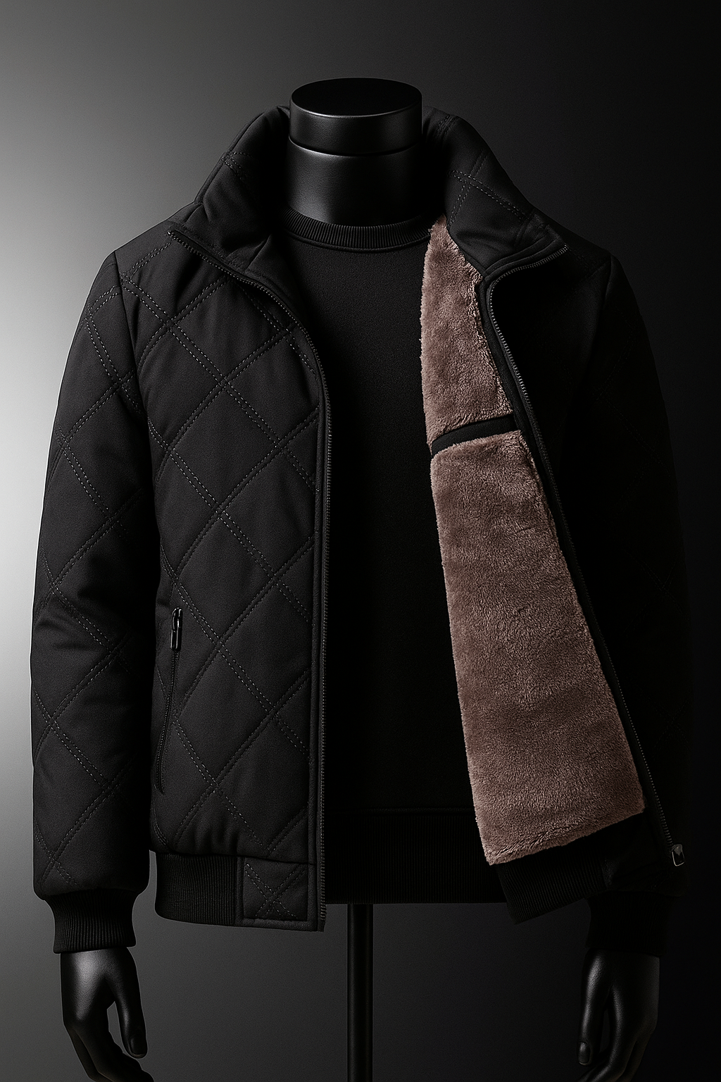 Justin | Diamond Quilted Mens Puffer Jacket