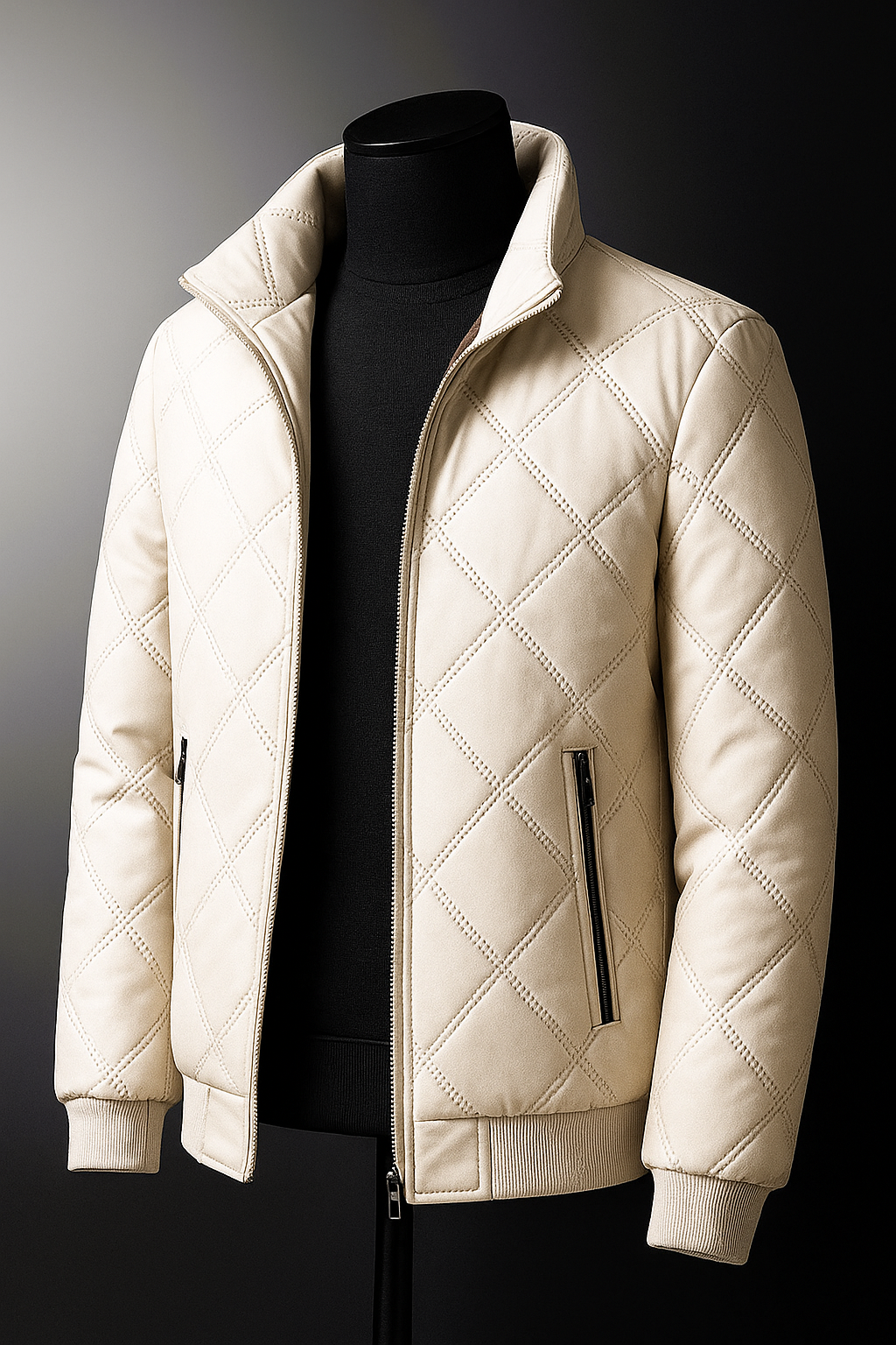 Justin | Diamond Quilted Mens Puffer Jacket