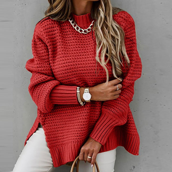 Kathleen | Chic Oversized Chunky Knit Turtleneck Sweater